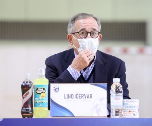 20.10.2020., Zagreb - Na konferencija za medije rukometnog kluba Prvo plinarsko drustvo Zagreb najavljena je utakmice 5. kola EHF Lige prvaka u kojoj hrvatski rukometni prvaci docekuju RK Celje - Pivovarna Lasko u srijedu 21. listopada u Areni Zagreb. Lino Cervar.
Photo: Borna Filic/PIXSELL