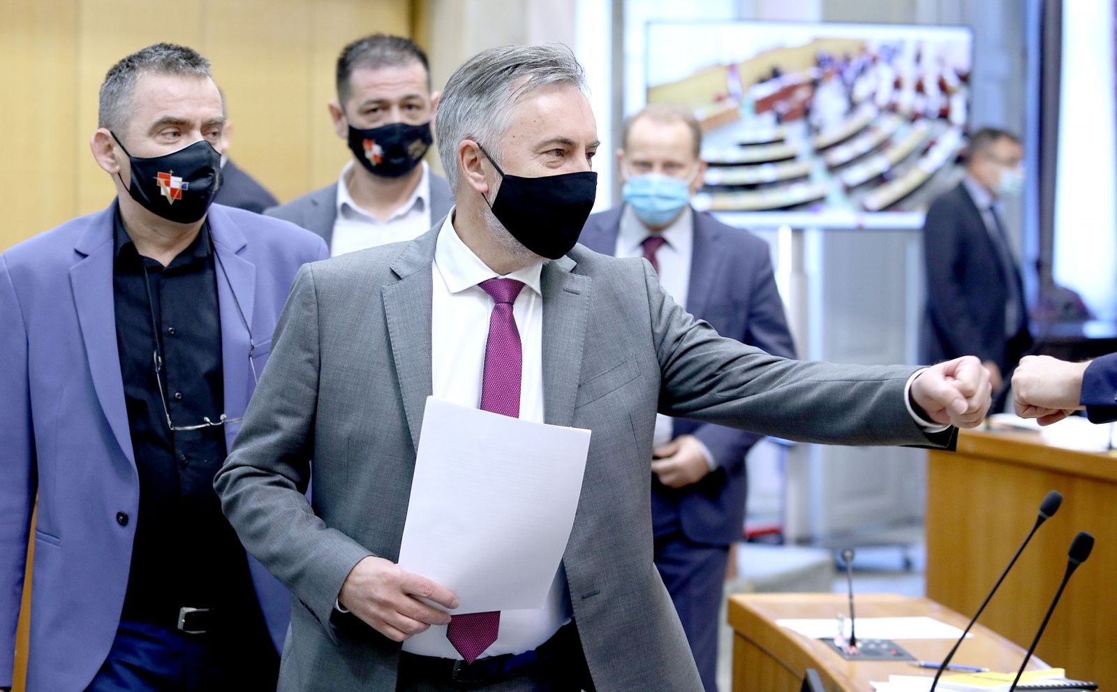 23.11.2020., Zagreb - 4. sjednica Hrvatskoga sabora nastavljena je izlaganjem zastupnickih stajalista nakon kojih slijedi izjasnjavanje o podnesenim amandmanima.  Miroslav Skoro

Photo: Patrik Macek/PIXSELL