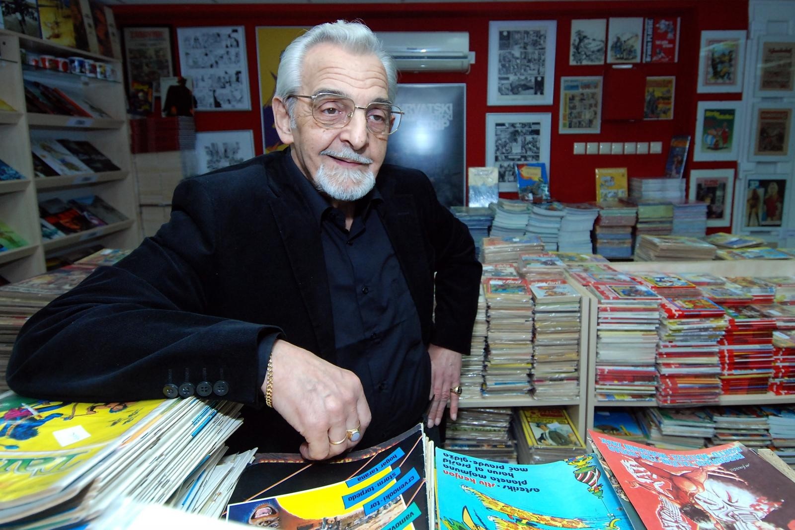 25.06.2013., Zagreb - Strip autor Julio Radilovic - Jules. Photo: Luka Stanzl/PIXSELL