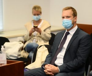25.09.2020., Zagreb - Na Opcinskom sudu u aferi Dnevnice nastavlja se sudjenje Sandri Zeljko i Tomislavu Sauchi. 
Photo: Marko Lukunic/PIXSELL