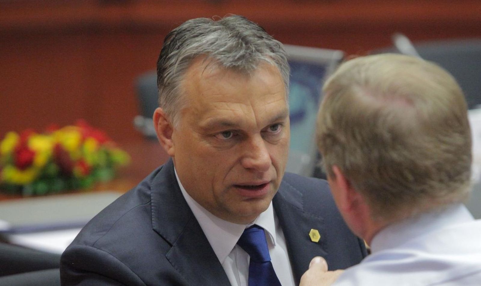 26.06.2015, Bruxelles - Premijer Madjarske Viktor Orban i premijer Irske Enda Kenny razgovaraju uoci pocetka drugog dana sastanka Europskog vijeca na kojemu se odlucuje o novoj migrantskoj politici EU i na kojemu britanski premijer David Cameron iznosi ideje o novom posebnom statusu Velike Britanije u EU.
Photo: Tomislav Krasnec/PIXSELL