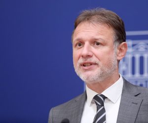 27.10.2020., Zagreb - Predsjednik Sabora Gordan Jandrokovic odrzao je nakon sjednice predsjednistva konferenciju za medije na kojoj je objavio donesene odluke. Video: Patrik Macek/PIXSELL