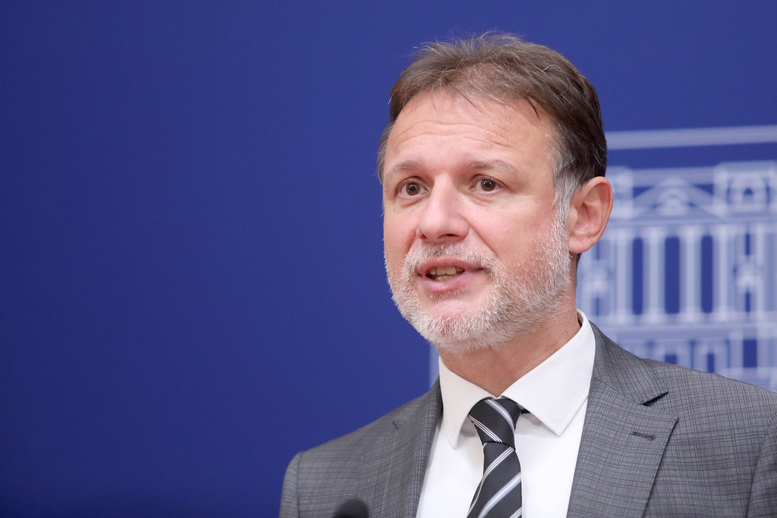 27.10.2020., Zagreb - Predsjednik Sabora Gordan Jandrokovic odrzao je nakon sjednice predsjednistva konferenciju za medije na kojoj je objavio donesene odluke. Video: Patrik Macek/PIXSELL