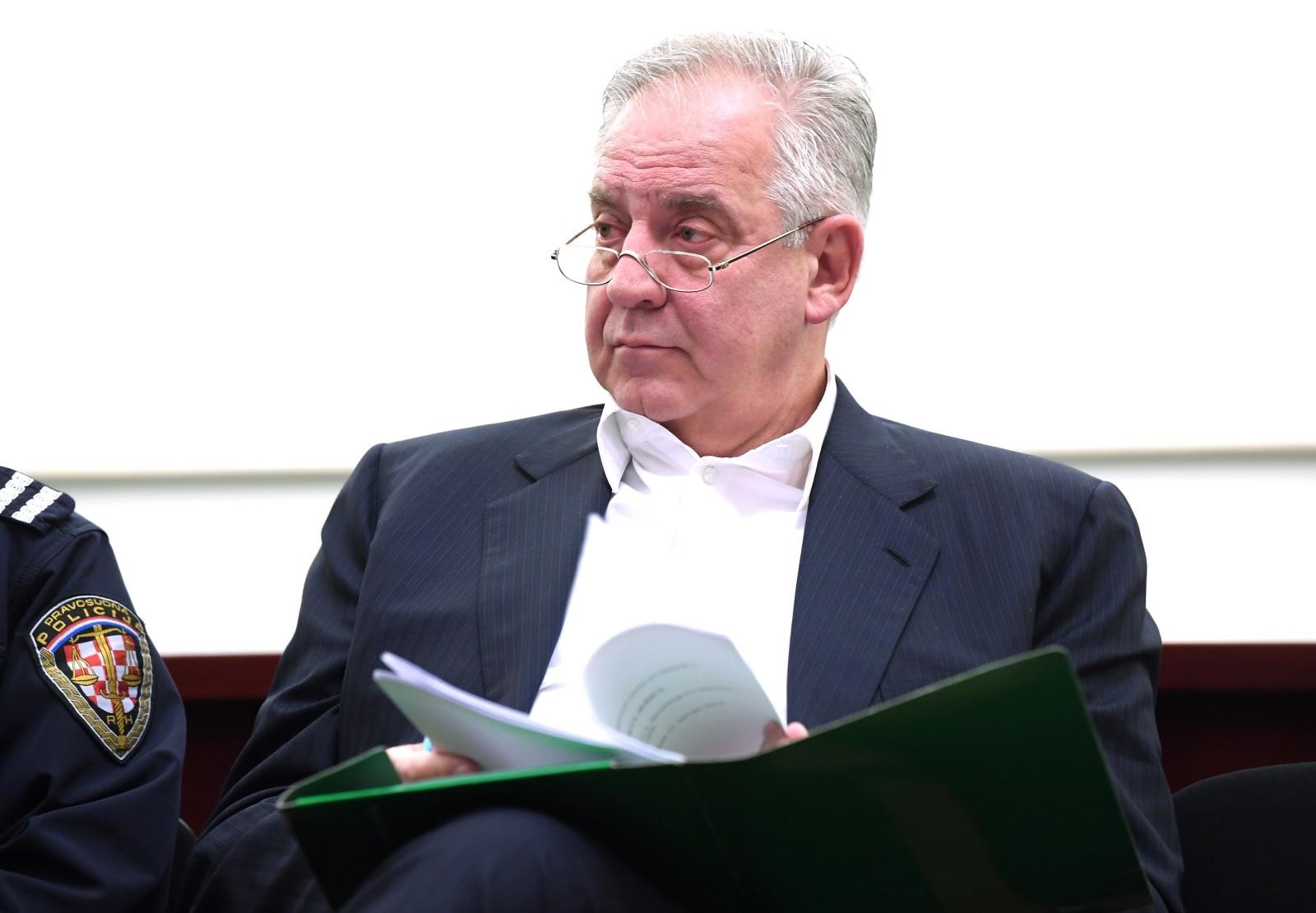 30.04.2019., Zagreb - Na Zupanijskom sudu nastavak sudjenja Ivi Sanaderu i Zsoltu Hernadiju svjedocenjem Imre Fazekasa putem videolinka. 
Photo: Marko Lukunic/PIXSELL