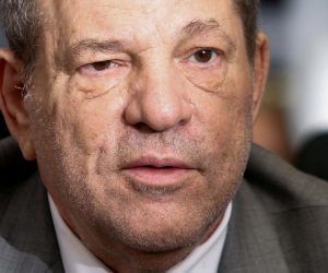 FILE PHOTO - Film producer Weinstein exits at New York Criminal Courtroom for his sexual assault trial in the Manhattan borough of New York City, New York FILE PHOTO - Film producer Harvey Weinstein exits New York Criminal Courtroom for his sexual assault trial in the Manhattan borough of New York City, New York, U.S., February 18, 2020. REUTERS/Eduardo Munoz/File picture Eduardo Munoz