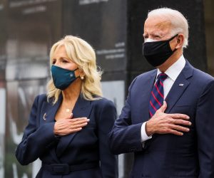 U.S. President-elect Joe Biden attends a Veterans Day observance in Philadelphia, Pennsylvania U.S. President-elect Joe Biden, accompanied by his wife Jill, attends a Veterans Day observance in Philadelphia, Pennsylvania, U.S., November 11, 2020. REUTERS/Jonathan Ernst JONATHAN ERNST