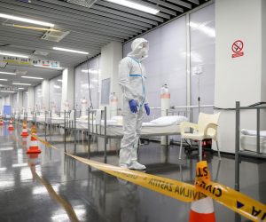 03.11.2020., Zagreb - Predstavljanje operativnog stozera Arene Zagreb za pomoc zdravstvenom sustavu RH u razdoblju COVID-19 pandemije. Photo: Emica Elvedji/PIXSELL