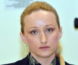 15.05.2014., Sisak - Povjerenici sisacke podruznice Hrvatskog lijecnickog sindikata Ivana Smit, Martina Radmanovic, Miroslav Dubovecak i Ivan Marijetic ukljucili su se u Akcijski dan europskih lijecnika i na  konferenciji za medije govorili o stanju u hrvatskom zdravstvu i sisackoj Opcoj bolnici. 
Photo: Nikola Cutuk/PIXSELL