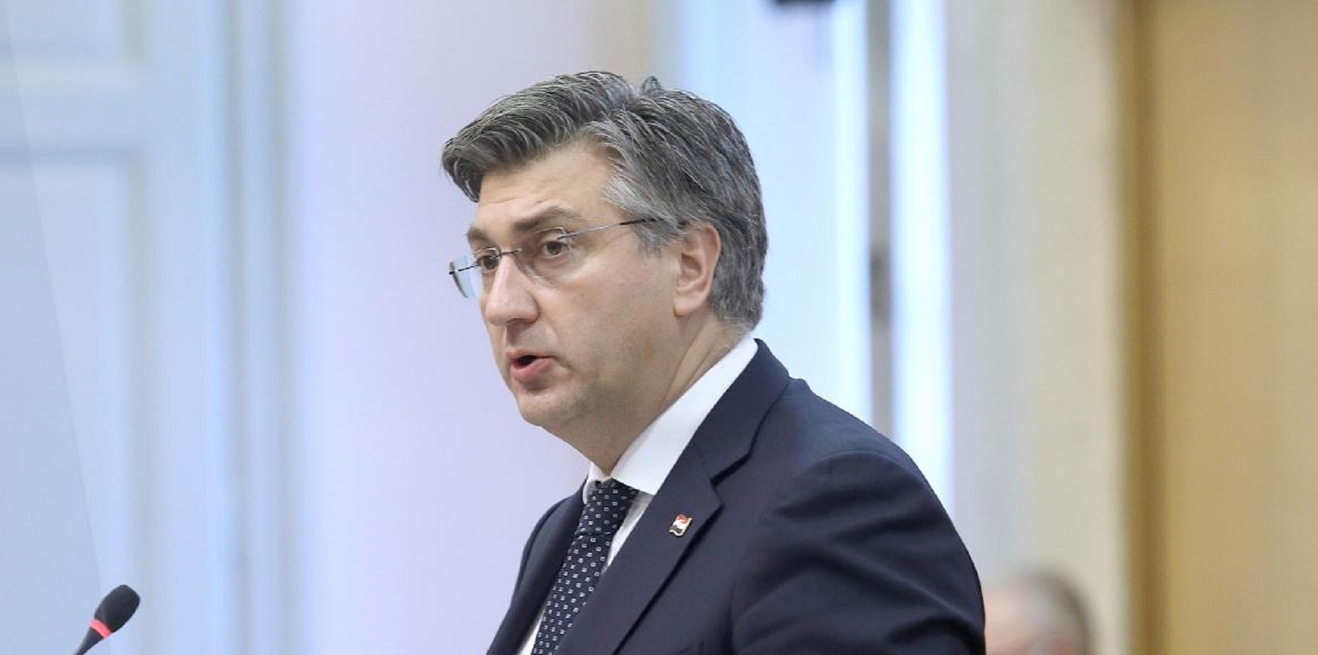04.11.2020., Zagreb - Sjednica Sabora nastavljena je raspravom o Godisnjem izvjescu Vlade Republike Hrvatske koje je predstavio predsjednik Vlade RH Andrej Plenkovic.
Photo: Patrik Macek/PIXSELL