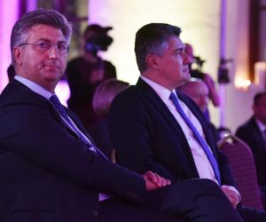 08.09.2020., Varazdin - Predsjednik Vlade Andrej Plenkovic i predsjednik RH Zoran Milanovic prisustvovali su svecanoj sjednici Varazdinske zupanije. Photo: Vjeran Zganec Rogulja/PIXSELL