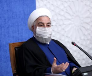 epa08807271 A handout photo made available by the presidential office shows Iranian President Hassan Rouhani speaking during an economic government meeting in Tehran, Iran, 08 November 2020. Media reported that Iranian President Rouhani on 08 November expressed his hopes that the next US administration will return to the nuclear deal and make up the past three years mistakes towards Iran. Biden defeated incumbent US President Donald J. Trump.  EPA/PRESIDENT OFFICE HANDOUT  HANDOUT EDITORIAL USE ONLY/NO SALES