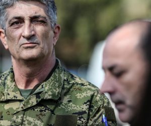 14.03.2017., Gracani, Zagreb - Ministar branitelja Tomo Medved i njegov pomocnik Stjepan Sucic posjetio podrucje gdje su pocela terenska istrazivanja i probna iskapanja mogucih zrtava Drugoga svjetskog rata i poslijeratnog razdoblja u naselju Gracani. 
Photo: Igor Soban/PIXSELL
