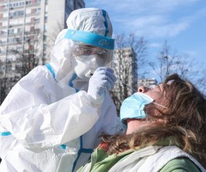23.11.2020., Zagreb -Od danas su krenula besplatna testiranja na koronu brzim testovima u domovima zdravlja. U Sigetu je testiranju nazocio zagrebacki gradonacelnik Milan Bandic.
Photo: Tomislav Miletic/PIXSELL