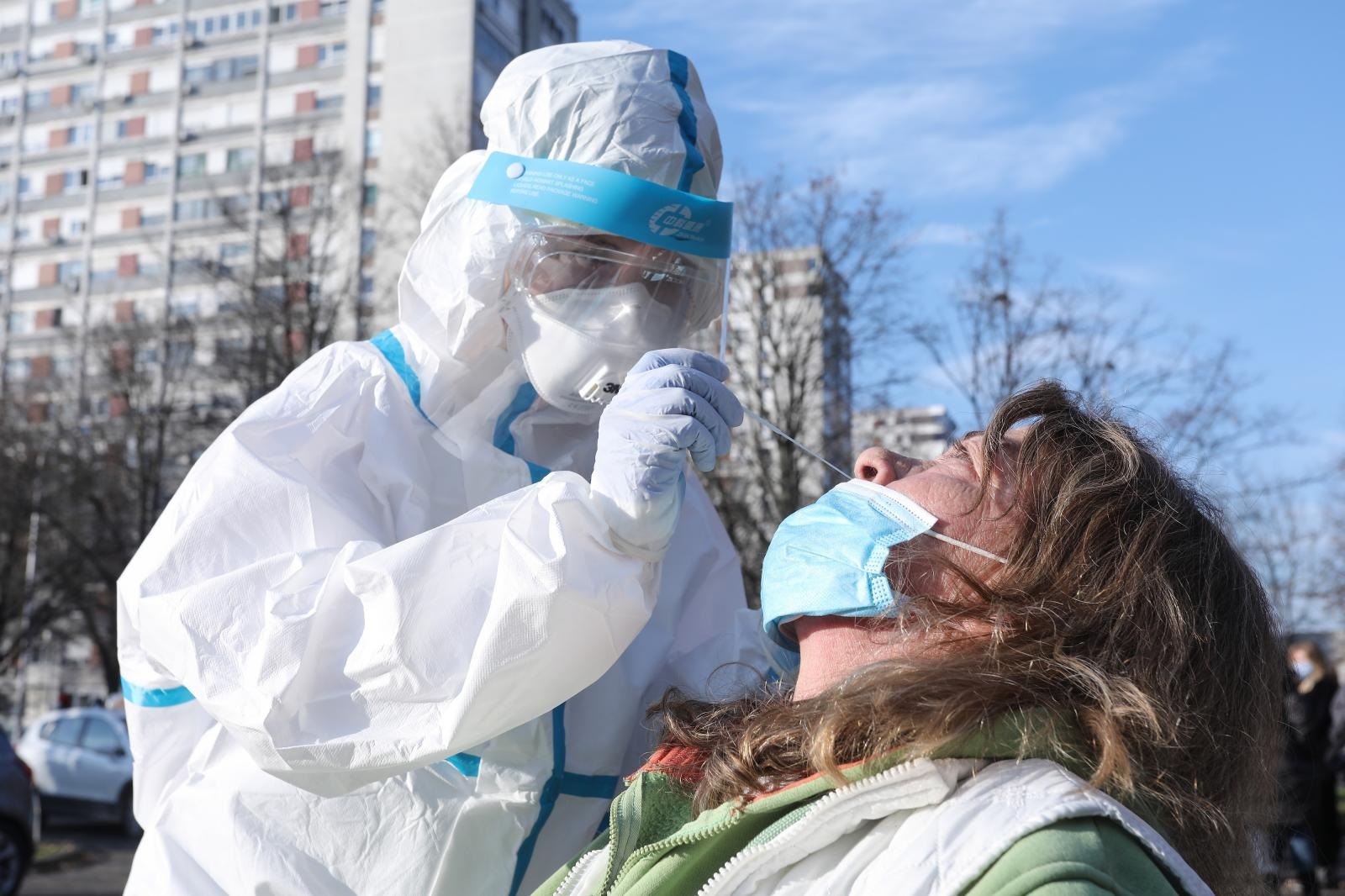 23.11.2020., Zagreb -Od danas su krenula besplatna testiranja na koronu brzim testovima u domovima zdravlja. U Sigetu je testiranju nazocio zagrebacki gradonacelnik Milan Bandic.
Photo: Tomislav Miletic/PIXSELL