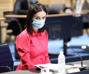 Zagreb, 19.11.2020 - Redovita sjednica Vlade RH, koja je započela prijedlogom izmjena i dopuna Ovršnog zakona, te Prijedloga odluke o pokretanju izrade Strategije za sprječavanje korupcije za razdoblje od 2021. do 2030. godine. Na fotografiji Marija Vučković.
foto HINA/ Admir BULJUBAŠIĆ/ abu