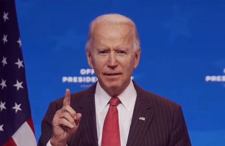 epa08830998 A frame grab from a handout video released by the Office of the President Elect shows US President-Elect Joseph R. Biden addressing the media during a press conference in Wilmington, Delaware, USA, 19 November 2020 (issued 20 November 2020). Georgia state authorities confirmed 19 November US President-elect Joe Biden won the the election in Georgia following a recount. It was the first time the Democrats won a presidential election race in Georgia since 1992 when Bill Clinton was elected.  EPA/OFFICE OF THE PRESIDENT ELECT/HANDOUT BEST QUALITY AVAILABLE HANDOUT EDITORIAL USE ONLY/NO SALES