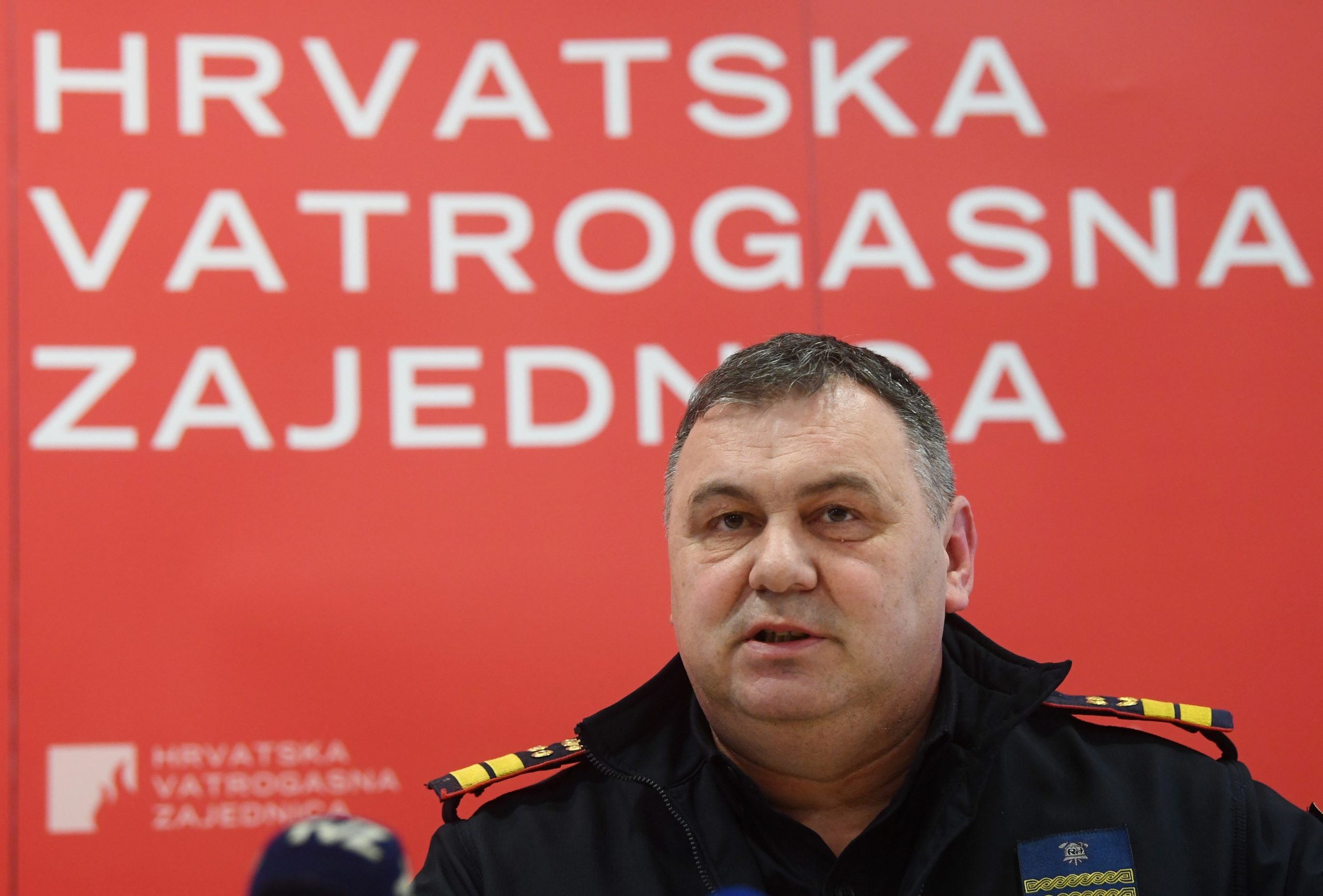 03.02.2020., Zagreb - Hrvatska vatrogasna zajednica, konferencija za medije povodu odluke Vlade kojom je Slavko Tucakovic imenovan za glavnog vatrogasnog zapovjednika, a po novom zakonu postaje i drzavni tajnik. 
Photo: Marko Lukunic/PIXSELL
