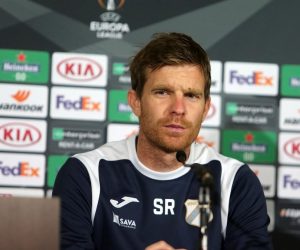 04.11.2020., Rijeka - Trener Rijeke Simon Rozman na konferenciji za medije uoci 3. kola Europske lige izmedju Rijeke i Napolija. Photo: Goran Kovacic/PIXSELL