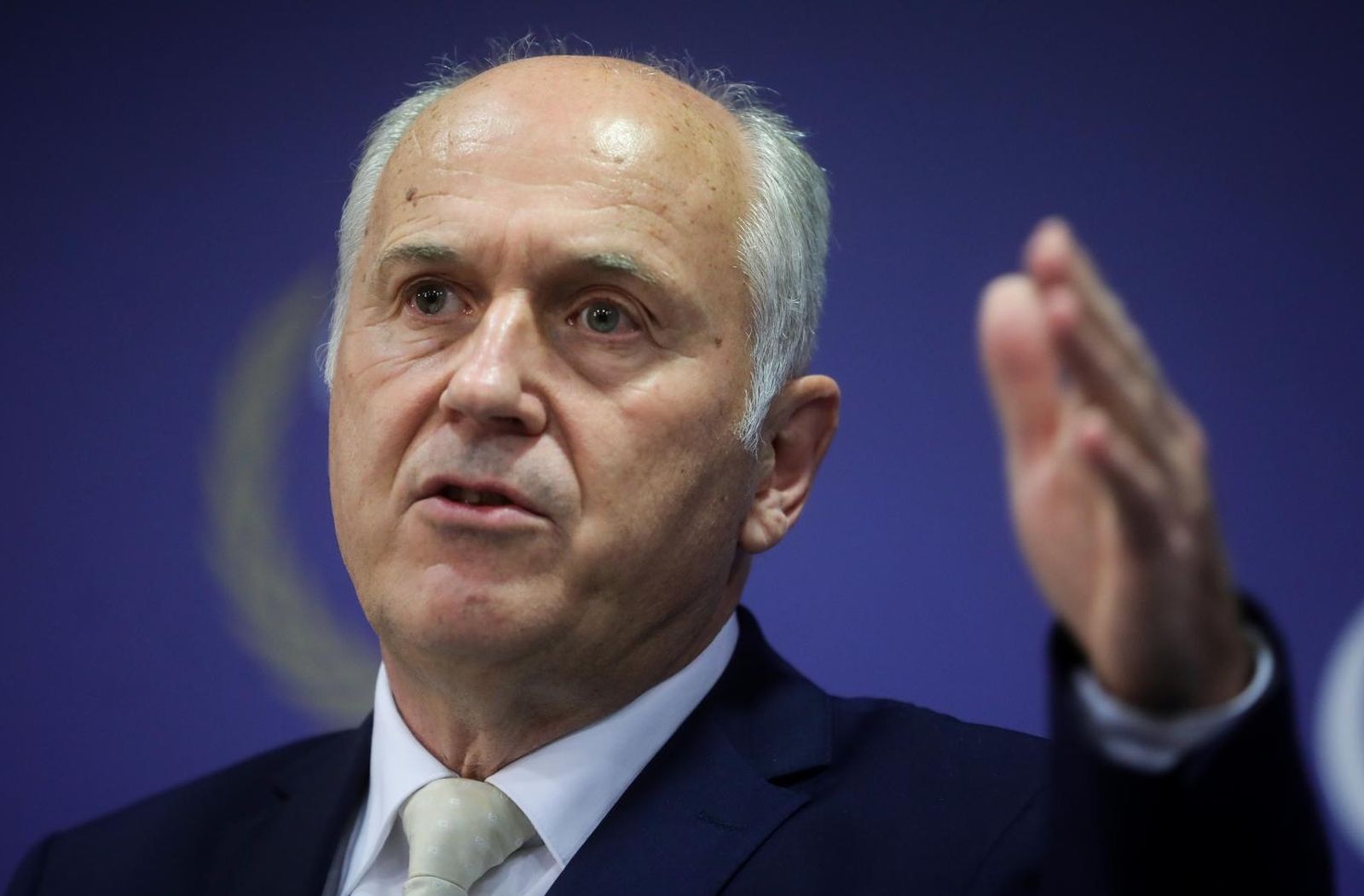 04.12.2019., Sarajevo, Bosna i Hercegovina - Visoki medjunarodni predstavnik (OHR) u Bosni i Hercegovini Valentin Inzko na konferenciji za medije nakon okoncanja sjednice Upravnog odbora Vijeca za provedbu mira. Photo: Armin Durgut/PIXSELL
