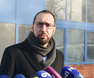 04.12.2020., Zagreb - Politicka platforma Zagreb je nas i Mozemo unutar kompleksa TZV Gredelj odrzala je konferenciju za medije povodom najave gradonacelnika Milana Bandica o prodaji zemljista.
Photo: Davorin Visnjic/PIXSELL