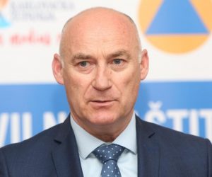 08.06.2020., Karlovac - Konferencija za medije Stozera civilne zastite Karlovacke zupanije na kojoj su o situaciji uzrokovanoj koronavirosm govorili zupan karlovacke zupanije Damir Jelic, zamjenik nacelnika Stozera Civilne zastite RH Damir Trut i clanica Nacionalnog stozera CZ Maja Grba Bujevic.
Photo: Kristina Stedul Fabac/PIXSELL