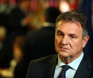08.11.2015., Zagreb - Docek rezultata parlamentarnih izbora u stozeru Narodne stranke - Reformista u hotelu International. Radimir Cacic. 
Photo: Jurica Galoic/PIXSELL