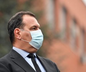 08.12.2020., Cakovec - Ministar zdravstva Vili Beros  posjetio Zupanijsku bolnicu Cakovec.
Photo: Vjeran Zganec Rogulja/PIXSELL