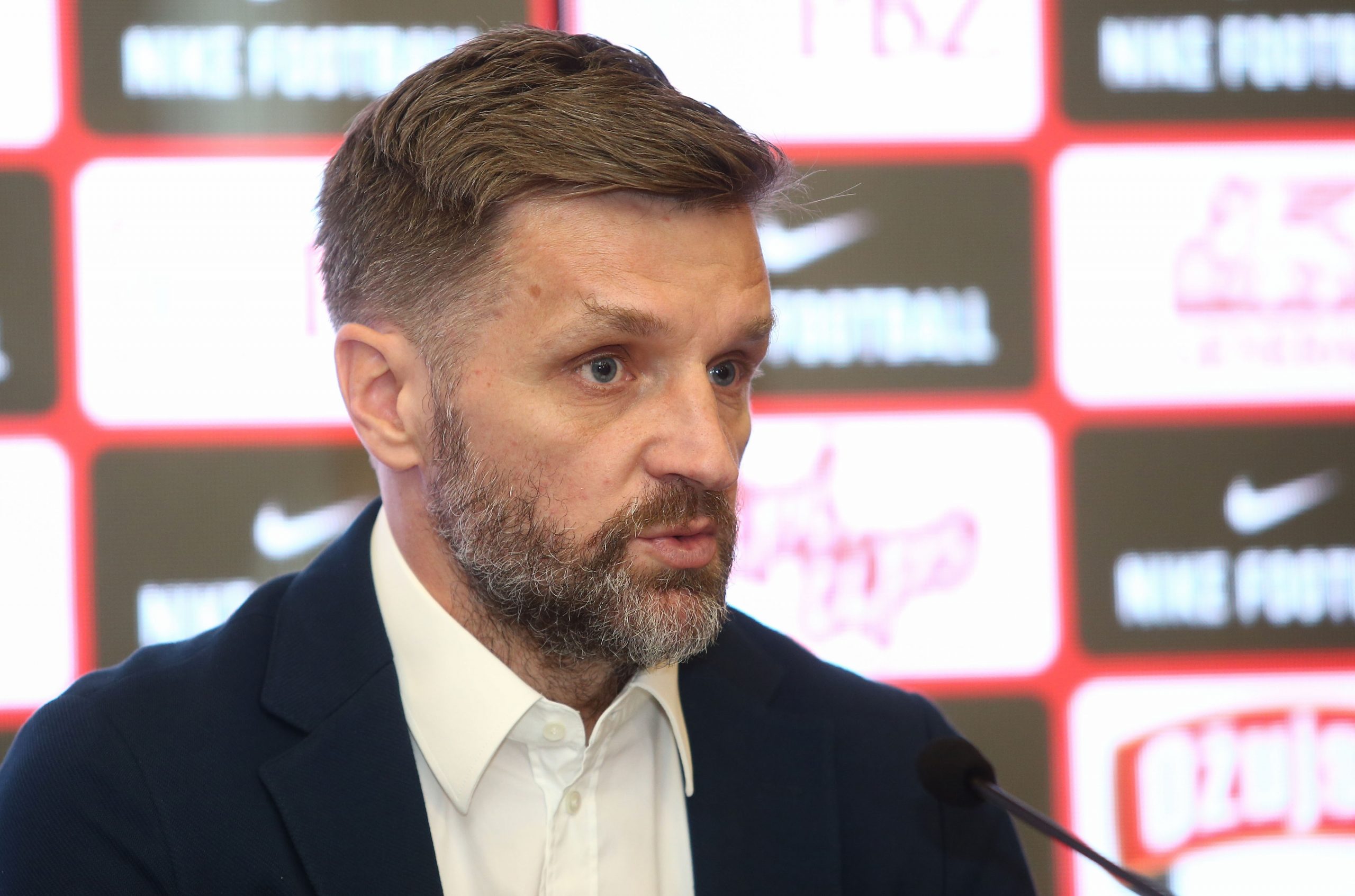 09.03.2020., Zagreb - Izbornik nogometne U-21 reprezentacije Igor Biscan predstavio je na konferenciji za medije listu igraca za kvalifikacijske utakmice za odlazak na Europsko prvenstvo. Photo: Matija Habljak/PIXSELL