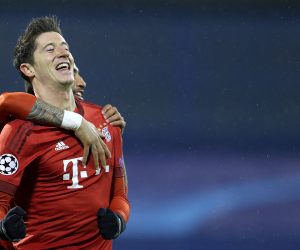 09.12.2015., stadion Maksimir, Zagreb - UEFA Liga prvaka, skupina F, 6. kolo, GNK Dinamo - Bayern Muenchen. Robert Lewandowski. 
Photo: Goran Stanzl/PIXSELL