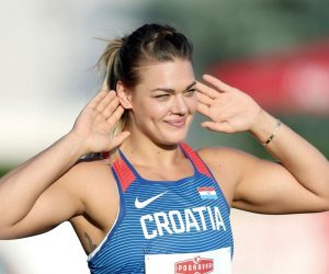 10.08.2019., Varazdin - stadion Sloboda. Ekipno prvenstvo Europe u atletici - druga liga. Sandra Perkovic. Photo: Sanjin Strukic/PIXSELL