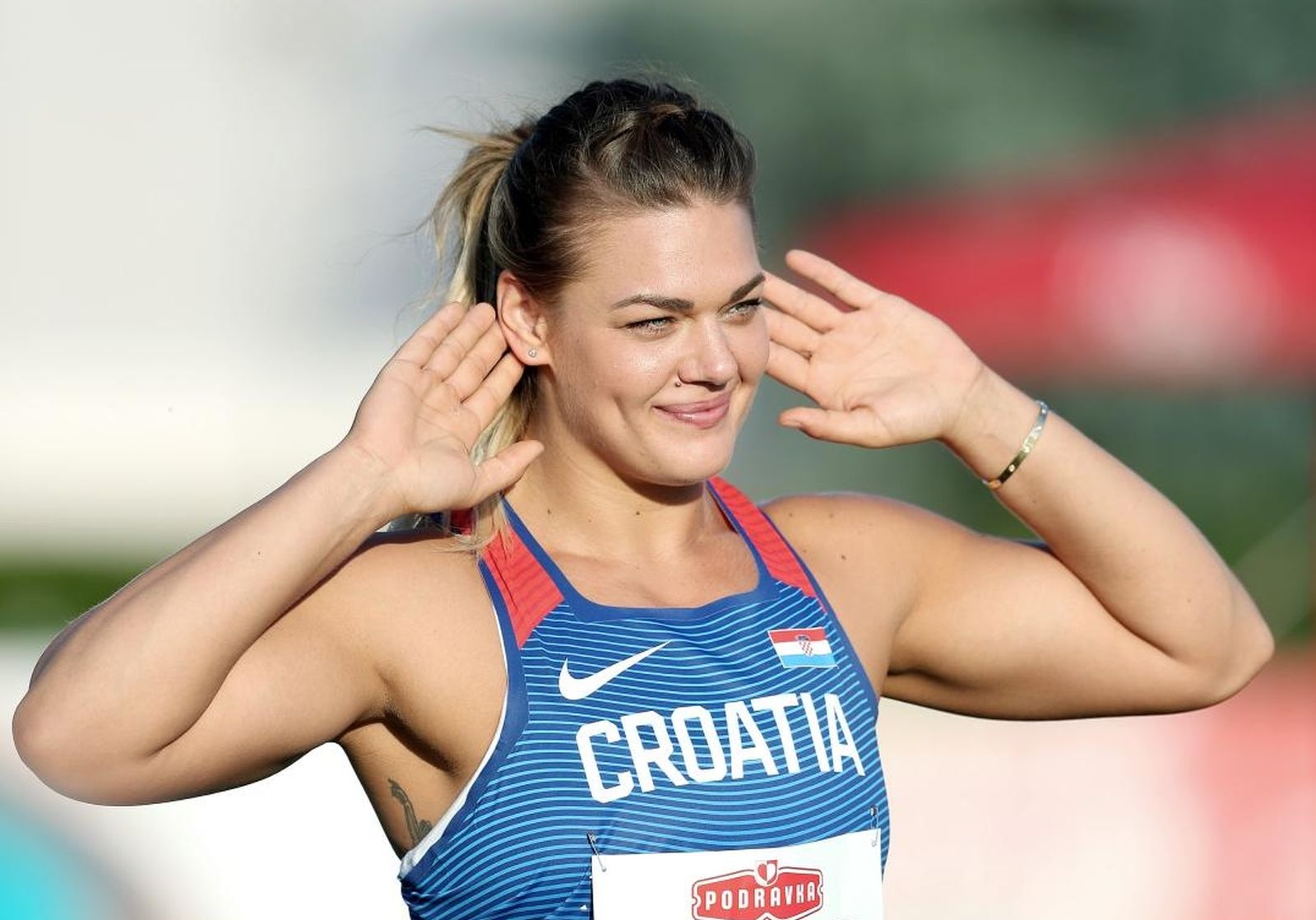 10.08.2019., Varazdin - stadion Sloboda. Ekipno prvenstvo Europe u atletici - druga liga. Sandra Perkovic. Photo: Sanjin Strukic/PIXSELL
