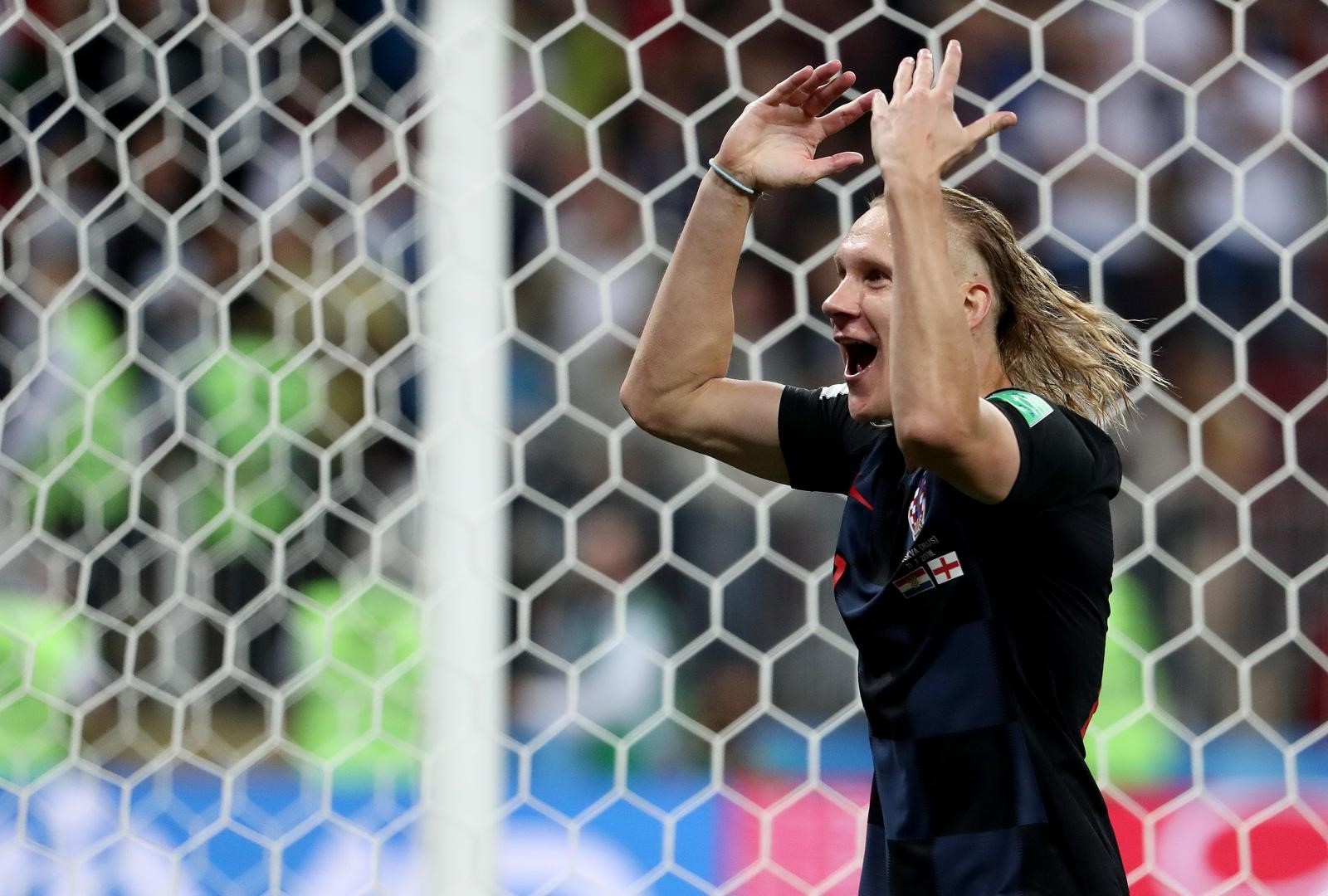 11.07.2018., stadion Luznjiki, Moskva, Rusija - Svjetsko nogometno prvenstvo 2018., polufinale, Hrvatska - Engleska.    Domagoj Vida.
Photo: Igor Kralj/PIXSELL