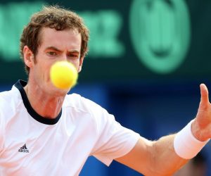13.09.2013., stadion Stella Maris, Umag - Kvalifikacije za Svjetsku skupinu Davis cupa, Hrvatska - Velika Britanija, Borna Coric - Andy Murray. Photo: Sanjin Strukic/PIXSELL
