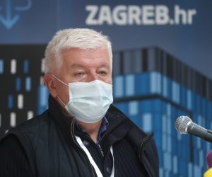 13.11.2020., Zagreb - Konferencija za medije Stozera civilne zastite grada Zagreba o aktualnoj situaciji s pandemijom koronavirusa. Stozer je najavio moguce uvodjenje novih mjera u ponedjeljak 16.11. Zvonimir Sostar. Photo: Zeljko Lukunic/PIXSELL
