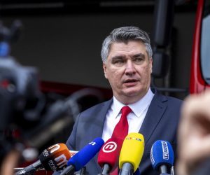 13.11.2020., Trogir - Odrzana je svecana sjednica Gradskog vijeca Grada Trogira povodom Dana grada Trogira.
predsjednik RH Zoran Milanovic
Photo: Miroslav Lelas/PIXSELL