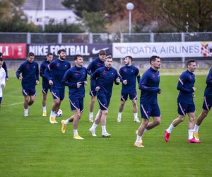 15.11.2020., Omis - Trening Hrvatske nogometne reprezentacije uoci utakmice Lige nacija protiv Portugala. 
Photo: Miroslav Lelas/PIXSELL