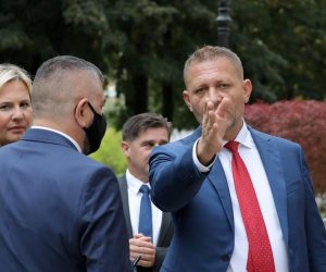 17.10.2020., Samobor - Svecana sjednica povodom Dana grada Samobora. Gradonacelnik Kreso Beljak. 
Photo: Emica Elvedji/PIXSELL
