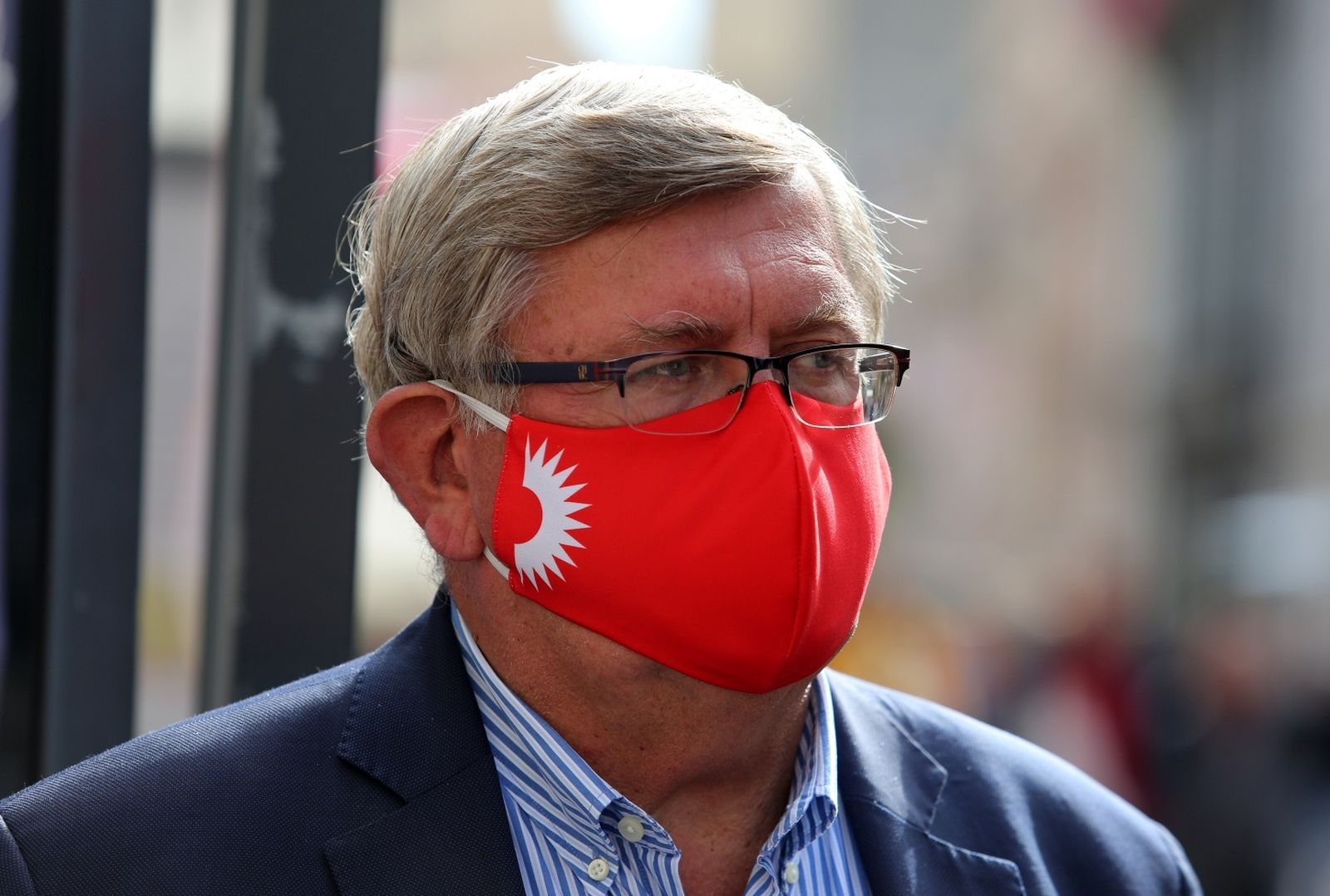 17.10.2020., Rijeka - Konferencija na kojoj je najavljena humanitarna akcija Moje mjesto pod suncem i izlozba djecjih radova na Korzu. Vojko Obersnel. 
Photo:Goran Kovacic/PIXSELL