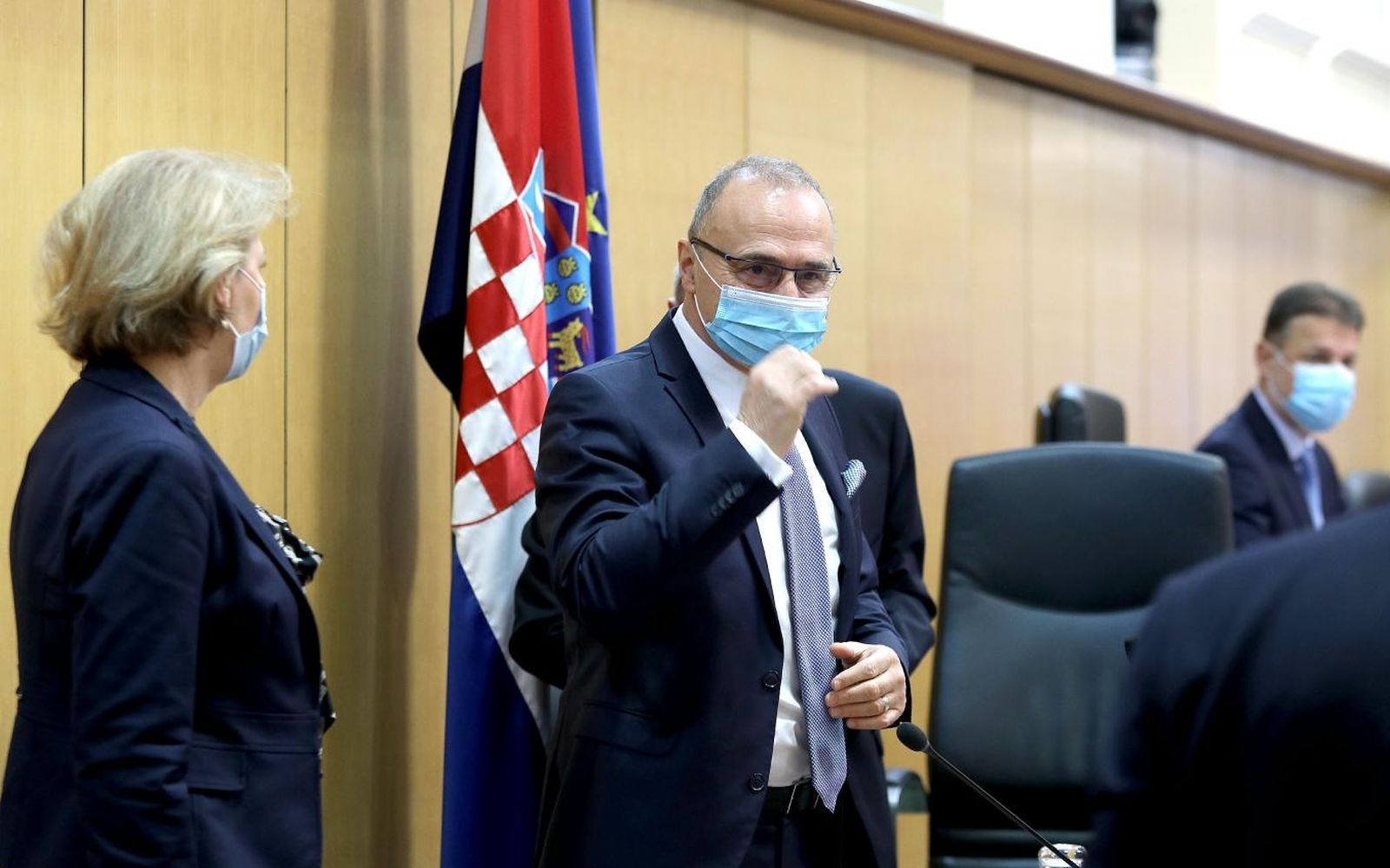 17.12.2020., Zagreb -Sabor je 5. sjednicu nastavio raspravom o proglasenju iskljucivog gospodarskog pojasa Republike Hrvatske u Jadranskom moru.
Photo: Patrik Macek/PIXSELL
