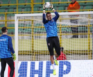19.11.2019., Stadion Aldo Drosina, Pula - Zagrijavanje igraca uoci prijateljske nogometne utakmice, Hrvatska - Gruzija. Lovre Kalinic. 
Photo: Luka Stanzl/PIXSELL