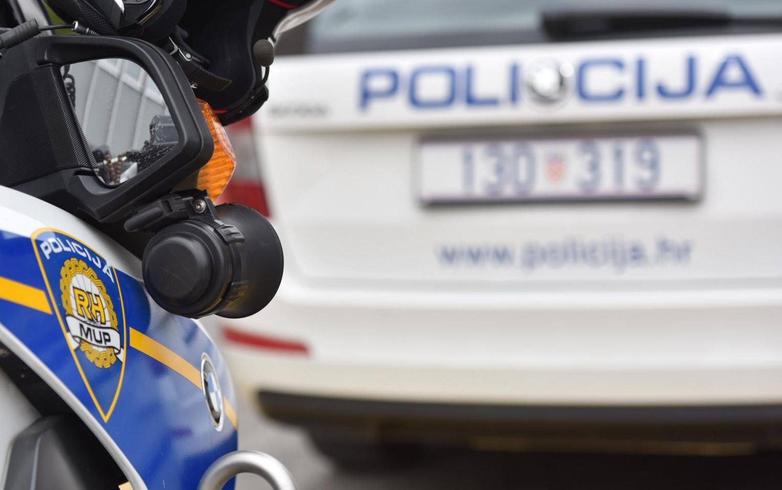 20.03.2017., Sibenik -
Policijske oznake na sluzbenim vozilima.
Photo: Hrvoje Jelavic/PIXSELL