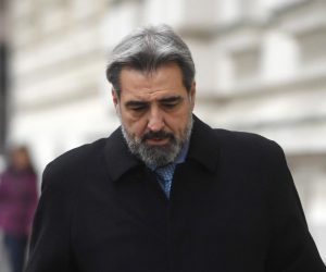 21.02.2018., Zagreb - Bivsi predsjednik HGK Nadan Vidosevic dolazi na Zupanijski sud, na nastavak sudjenja za aferu Remorker, u kojoj ga se tereti za izvacenje novca preko fiktivnih ugovora. 
Photo: Marko Lukunic/PIXSELL