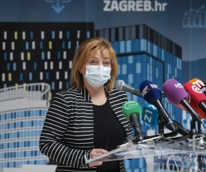 21.10.2020., Zagreb - Konferencija za medije predstavnika Stozera civilne zastite Grada Zagreba. Sandra Sikic Photo: Robert Anic/PIXSELL