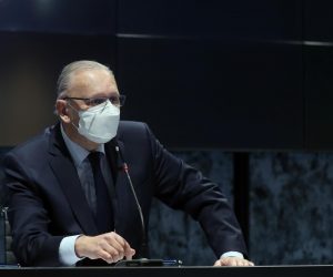 21.12.2020., Zagreb - Konferencija za medije Stozera civilne zastite Republike Hrvatske odrzana u glavnoj dvorani Kongresnog centra Nacionalne i sveucilisne knjiznice. Photo: Zeljko Lukunic/PIXSELL