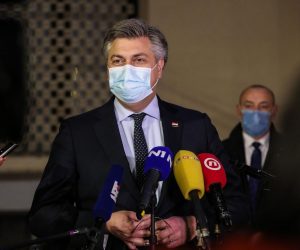 21.12.2020,Zagreb - Premijer Andrej Plenkovic obratio se novinarima nakon sastanka Predsjednistva HDZ-a.
Photo: Jurica Galoic/PIXSELL