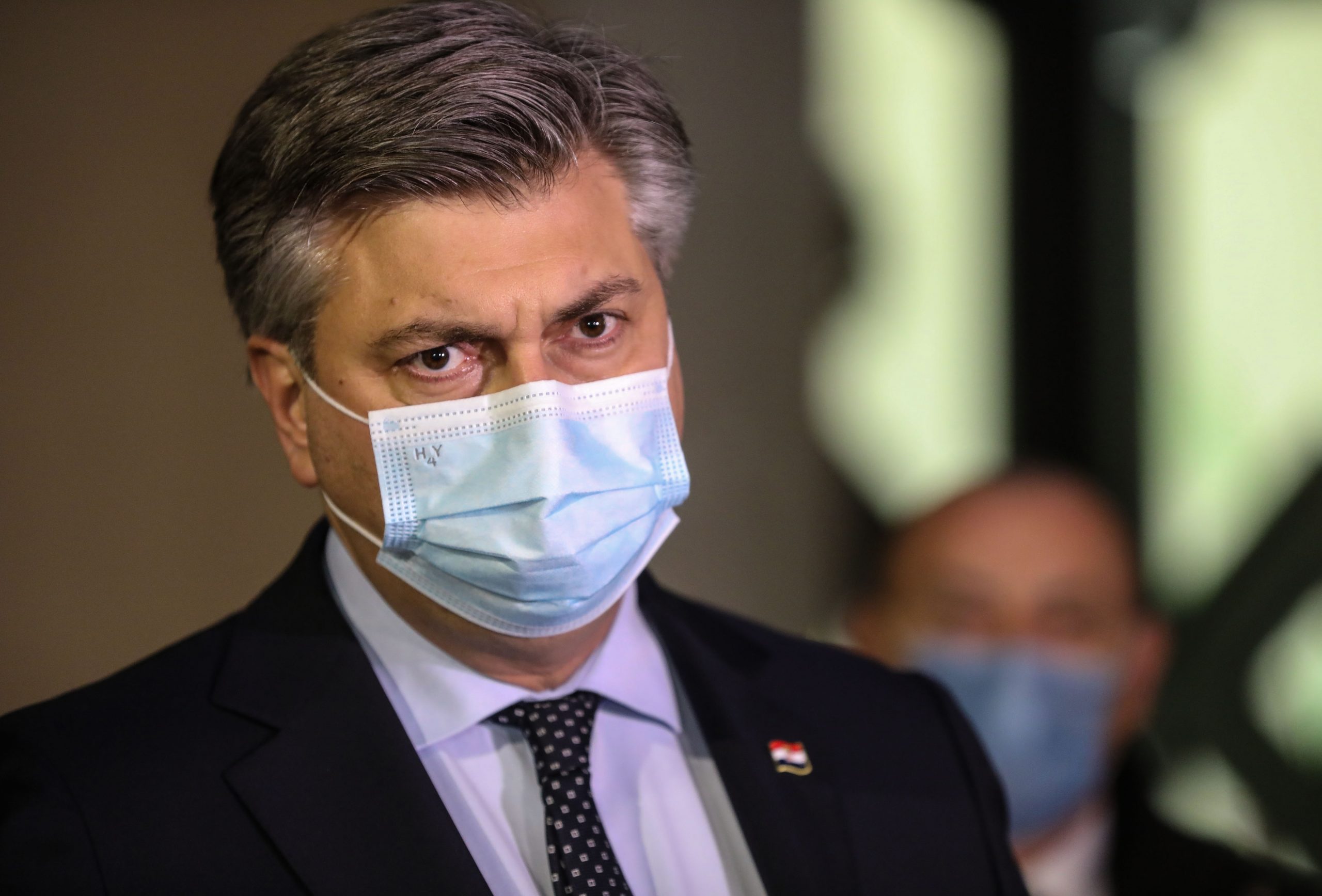 21.12.2020,Zagreb - Premijer Andrej Plenkovic obratio se novinarima nakon sastanka Predsjednistva HDZ-a.
Photo: Jurica Galoic/PIXSELL