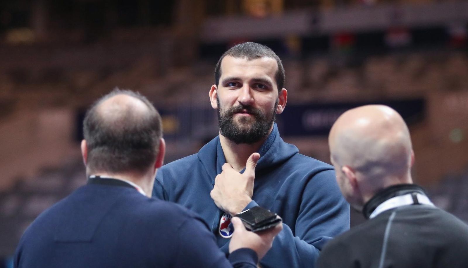 25.01.2020., Tele 2 Arena, Stockholm - Europsko rukometno prvenstvo, izjave za medije i trening Hrvatske rukometne reprezentacije. Zeljko Musa. 
Photo: Luka Stanzl/PIXSELL