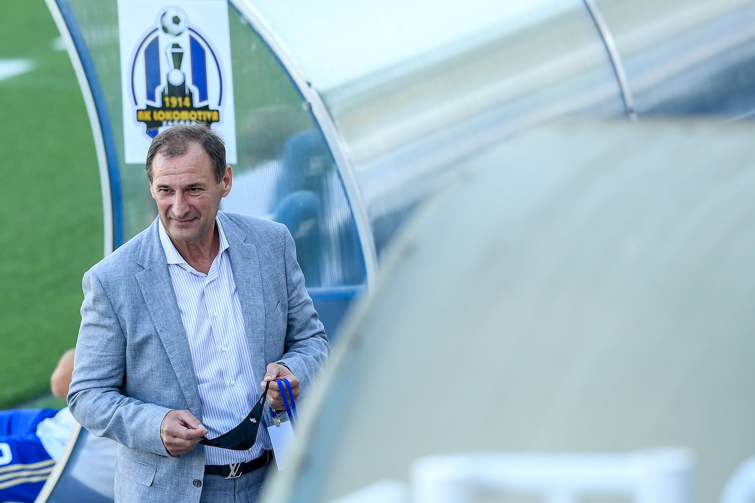 26.08.2020.,Zagreb - Stadion Zagreb. 2. pretkolo kvalifikacija Lige prvaka,  NK Lokomotiva - Rapid Bec.Bozidar Sikic
Photo: Marko Lukunic/PIXSELL