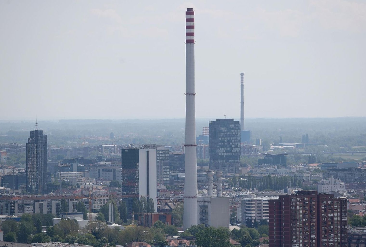 28.04.2020., Zagreb - Pogled na panoramu grada sa vidikovca Parka sume Grmoscica.
Photo: Igor Kralj/PIXSELL