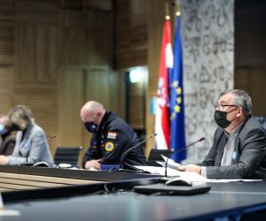 28.12.2020., Nacionalna i sveucilisna knjiznica, Zagreb - Konferencija za medije Stozera civilne zastite Republike Hrvatske. Krunoslav Capak. 
Photo: Jurica Galoic/PIXSELL